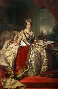 Franz Xaver Winterhalter Queen Victoria (mk25) oil painting picture wholesale